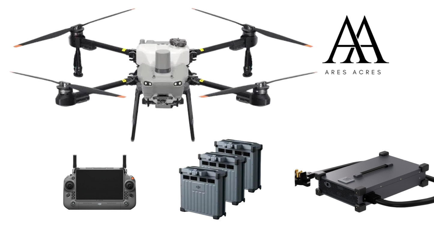 DJI Agras T50 Agro Sprayer Drone - Ares Set - 3 Batteries & Charger