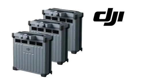 DJI Agras DB1560 intelligent flight battery, stacked units showing top and front vents