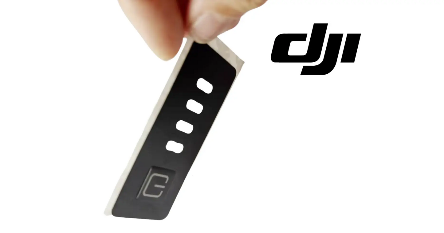 DJI Agras battery replacement identification sticker