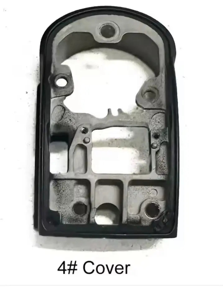DJI Mavic 4 Pro gimbal cover No. 4, dark housing with mounting cutouts