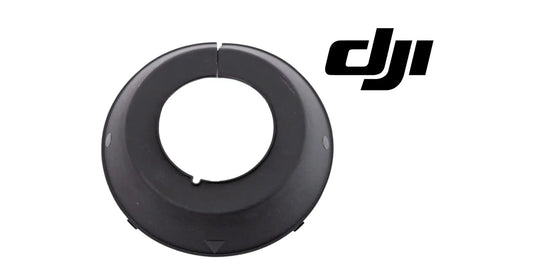 DJI Agras auger motor cover, circular black OEM part with center mounting opening