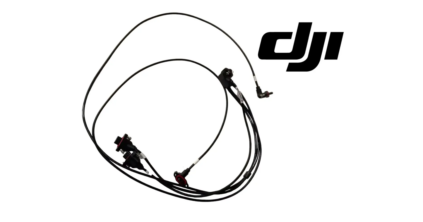 DJI Agras T100 weight sensor signal cable with black wiring and sensor connectors