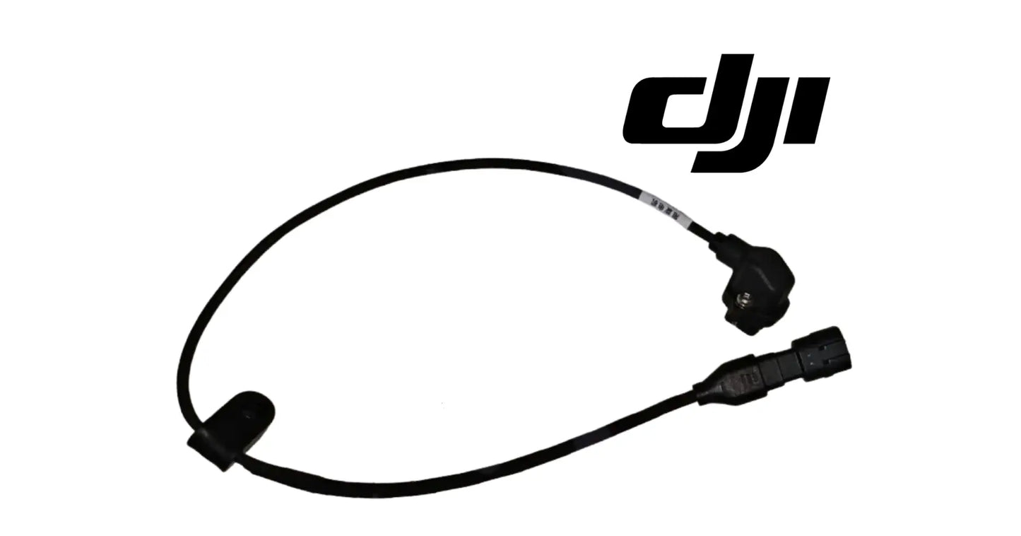 DJI Agras T100 motor adapter cable with two black connector ends
