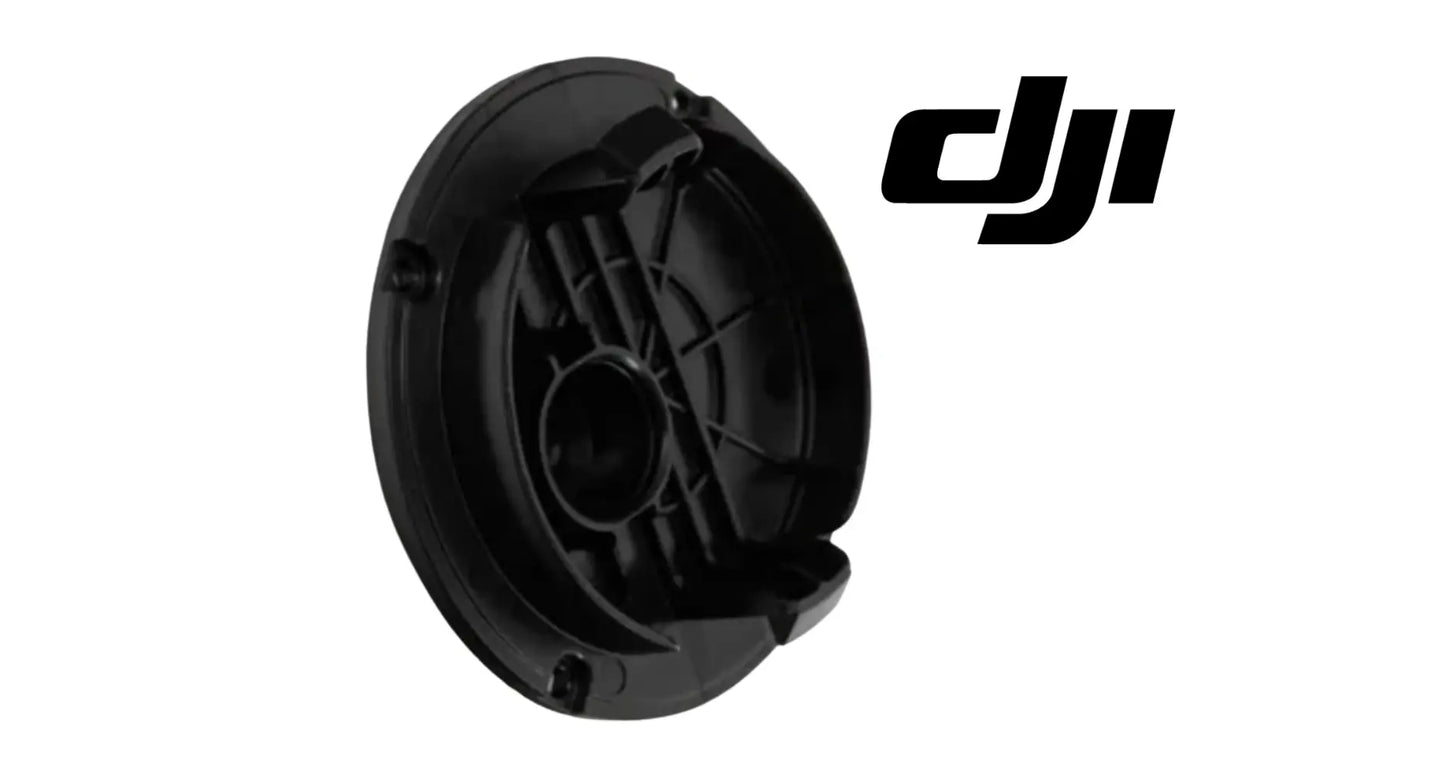 DJI Agras lower cover, black plastic side view with mounting tabs