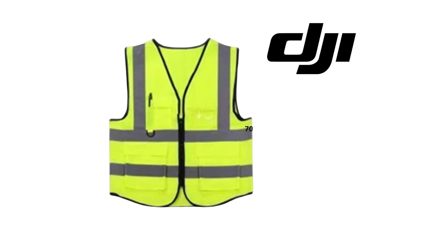 DJI Agras Commercial Drone Pilot Safety Vest & Hard Hat Set