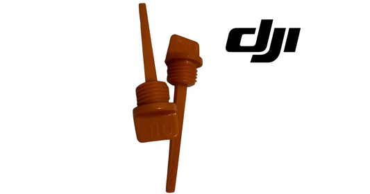 DJI orange oil dipstick and filler cap assembly, threaded base