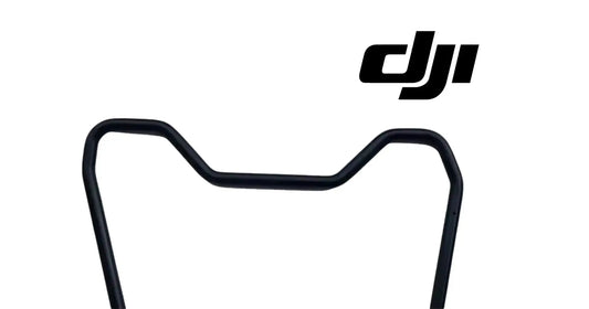 Landing gear frame tube, dark gray/black U-shaped metal support