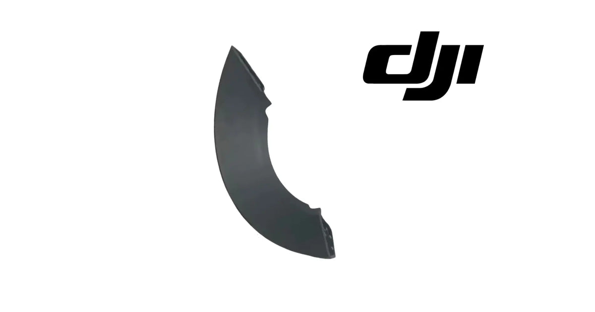 DJI replacement gimbal cover No. 6, curved dark gray insert