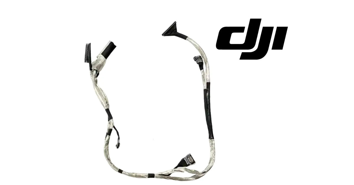 Replacement gimbal signal cable with multiple connectors and wiring harness, DJI logo