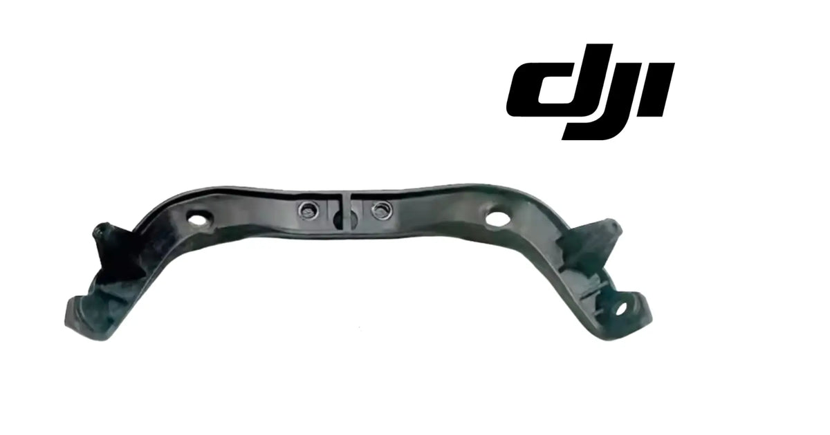 DJI gimbal damper No. 2 bracket, curved dark metal frame with center bushing