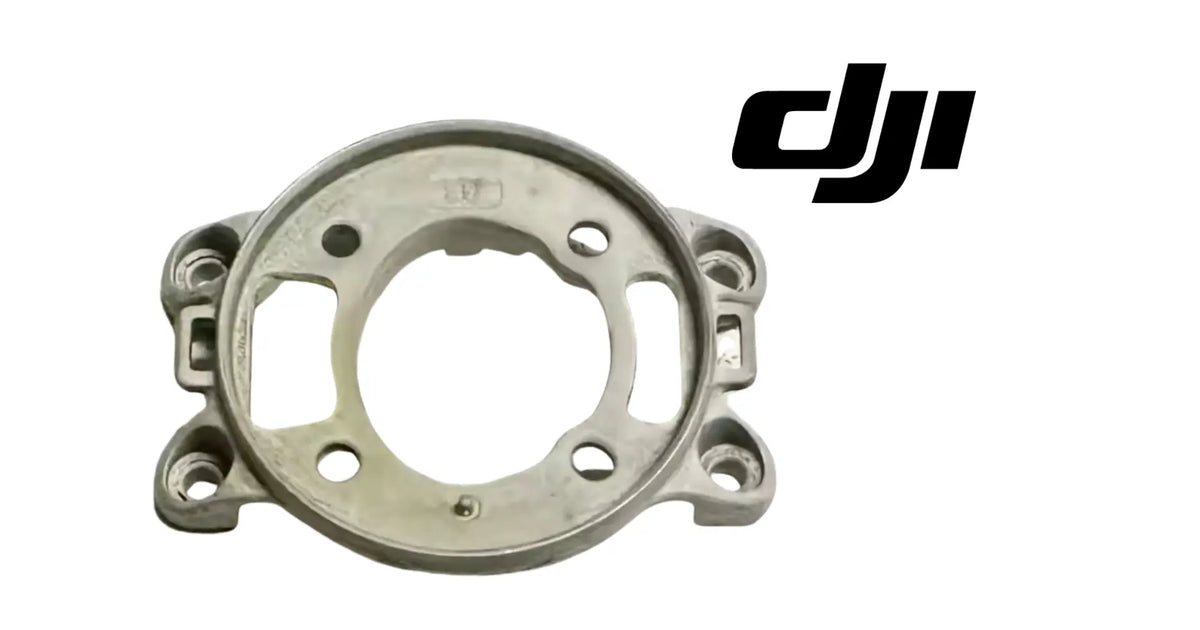 DJI gimbal cover No. 2, circular metal housing ring with multiple mounting holes