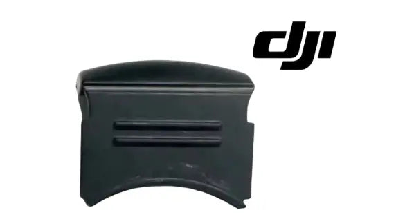 DJI Mavic gimbal cover, dark plastic with rectangular vent slot