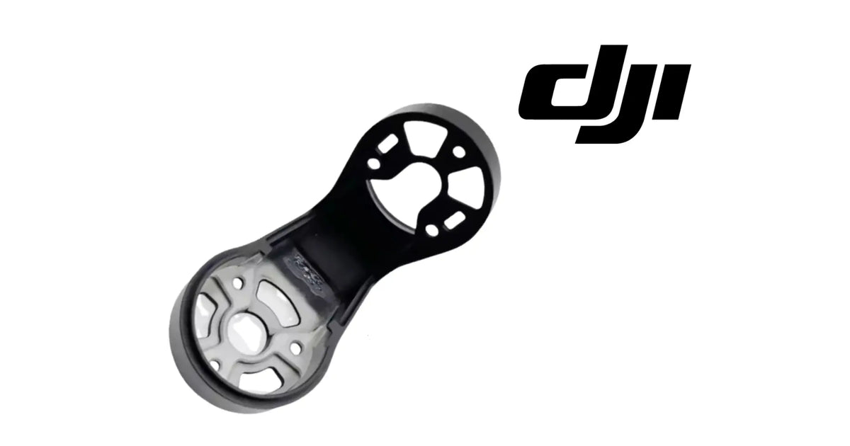DJI Mavic 3 gimbal yaw arm, black with silver circular mount points
