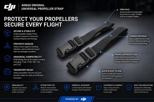DJI Agras Original Universal Propeller Straps (2 Straps) DJI