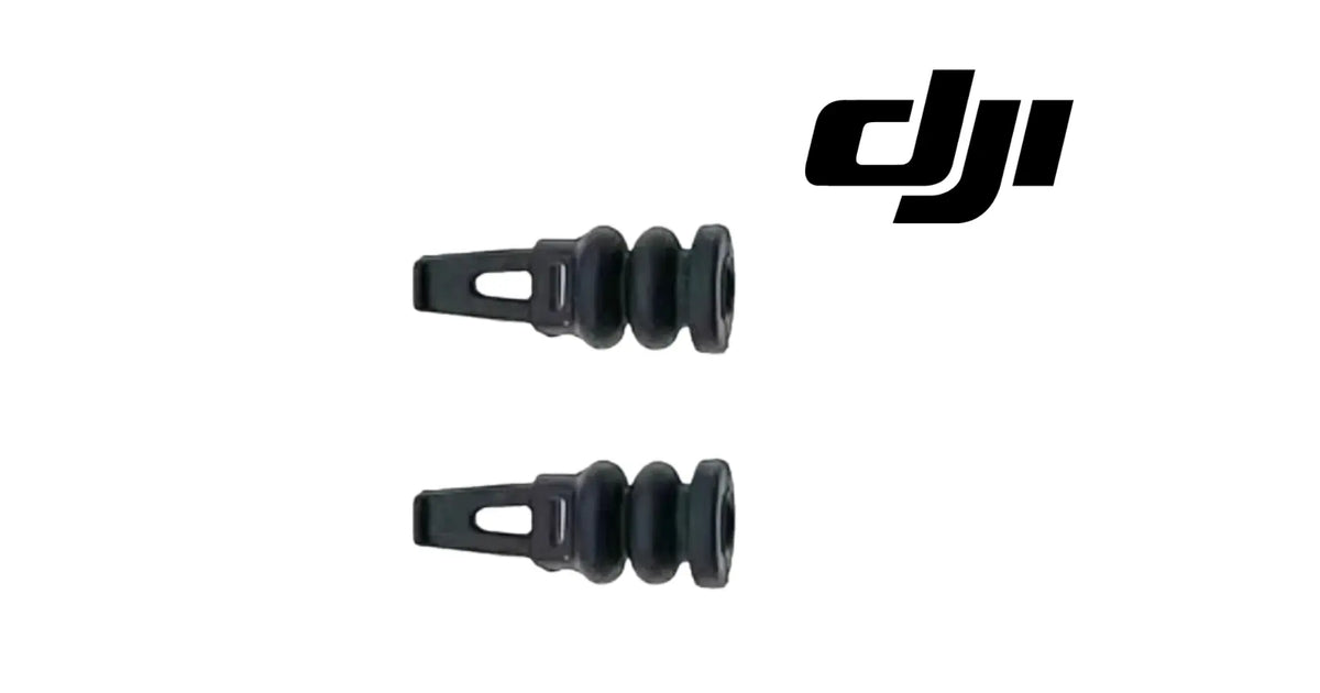 DJI Mavic Air 2 gimbal rubber dampers, black replacement set with clips (2 pcs)