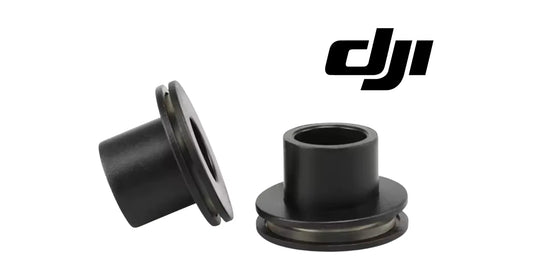 Propeller holder shaft sleeve bushings, black flanged sleeves (8-piece set)