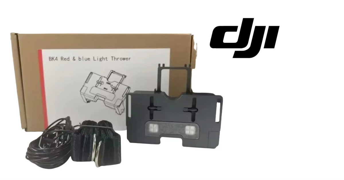 Warning light dropper kit in box with cables and mounting component