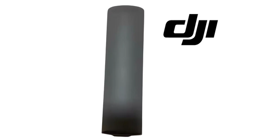 Dark gray cable cover plate for DJI Agras, cylindrical sleeve shape.