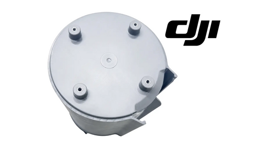 DJI Agras forward radar module, circular top with four bolts and gray body