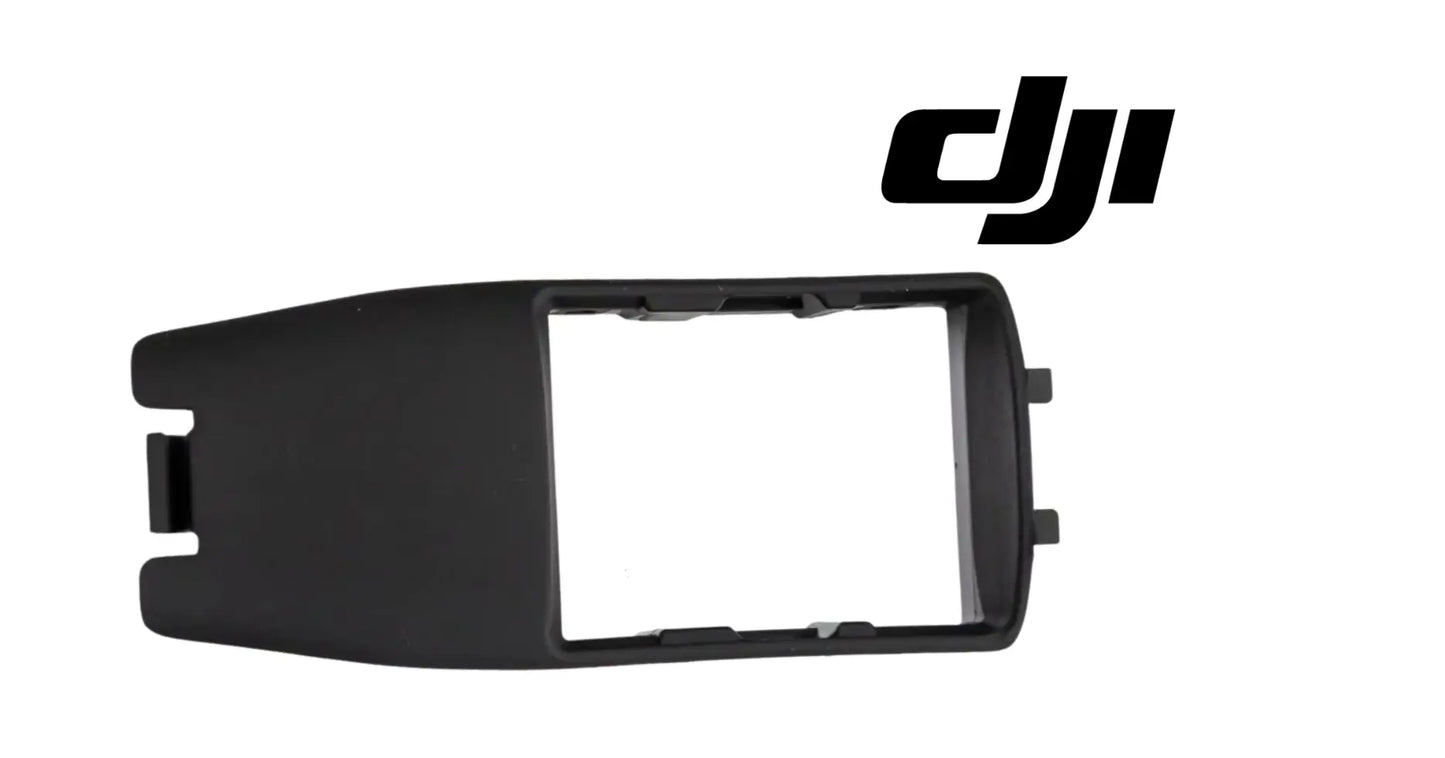 Black spray lance bottom shell with side cutouts and rectangular opening frame