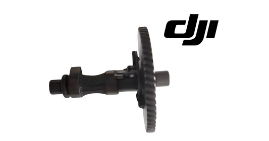 DJI camshaft assembly side view with gear wheel, black