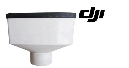 DJI universal dosing funnel with white body and black rim, OEM part