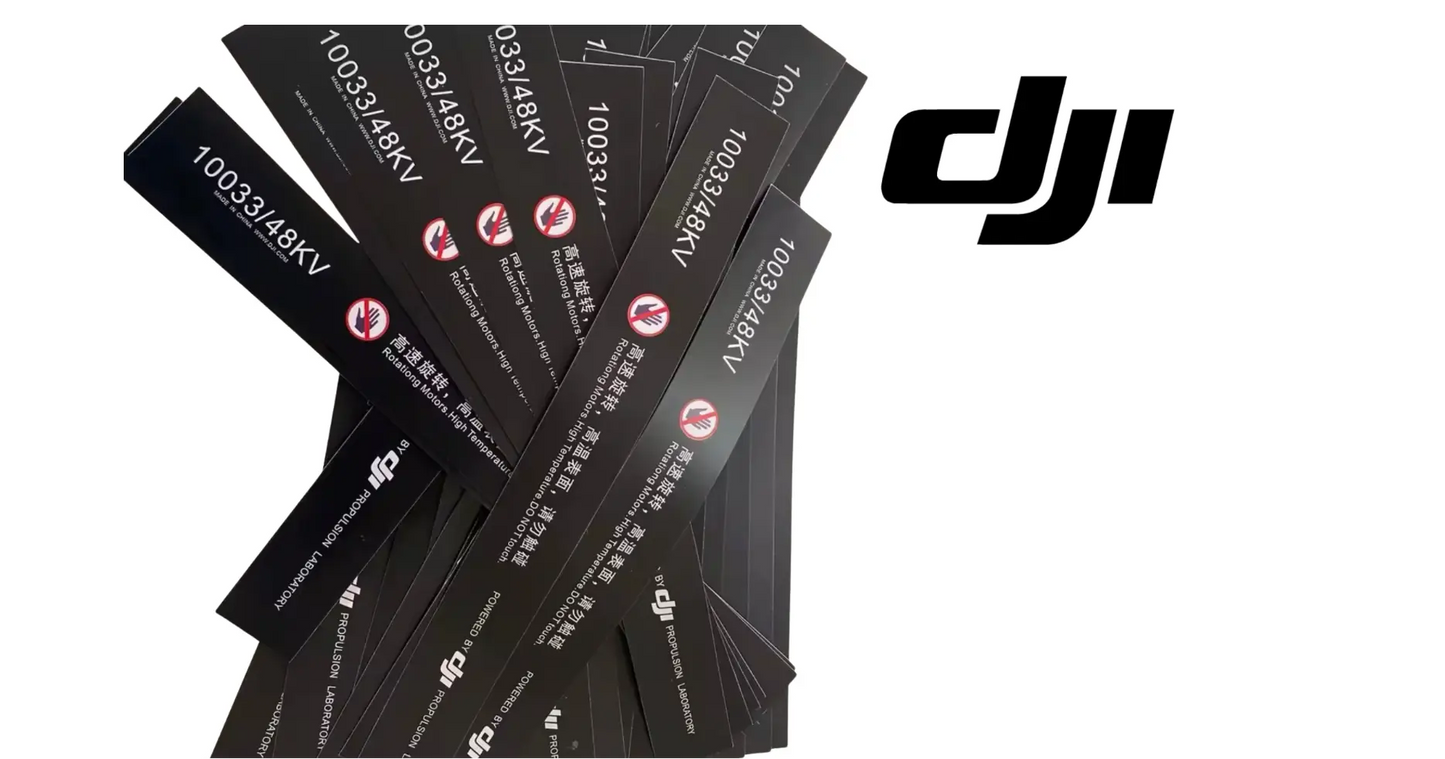 DJI Agras T50 OEM 10033/48KV Propulsion Motor Sticker (10 Pcs)
