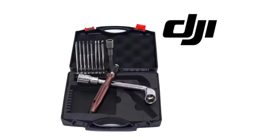 DJI Agras universal repair tool kit in black case with screwdriver and bits