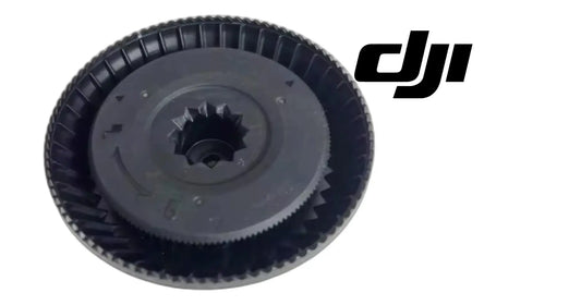 DJI centrifugal spray disc, gray impeller with toothed black outer ring
