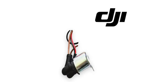 DJI starter motor relay with wiring harness and cylindrical solenoid
