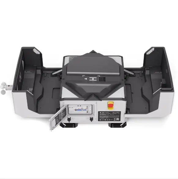 DJI Dock 2 docking station with open front compartments and control panel