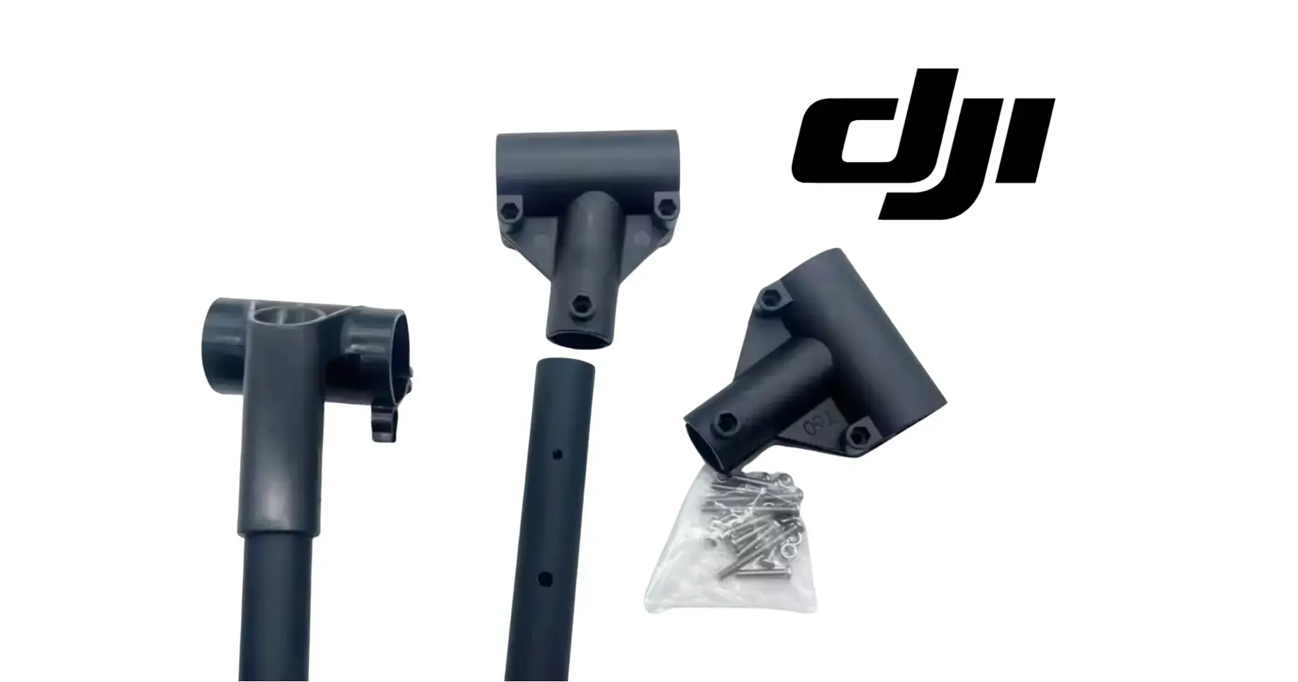 DJI Agras T100 OEM rear landing gear crossbeam included in the Landing Gear Structural Repair Kit