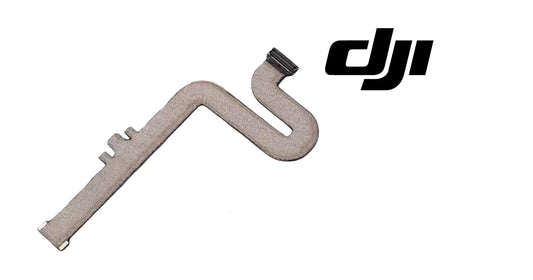 DJI Matrice RTK cable bracket, long gray metal arm with black connector