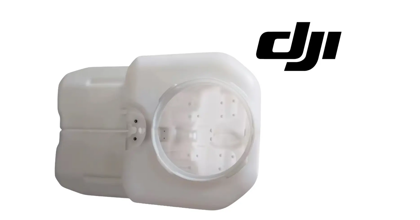 DJI Agras T100 75L OEM white water tank base with round internal filter plate