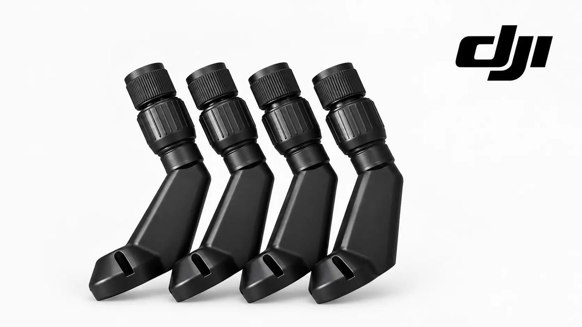 Black replacement spray boom assembly with four nozzle arms