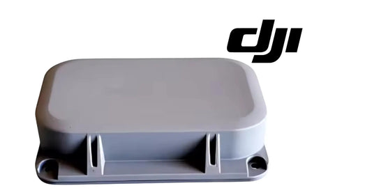 DJI Agras rear radar module casing, gray enclosure with side cutouts