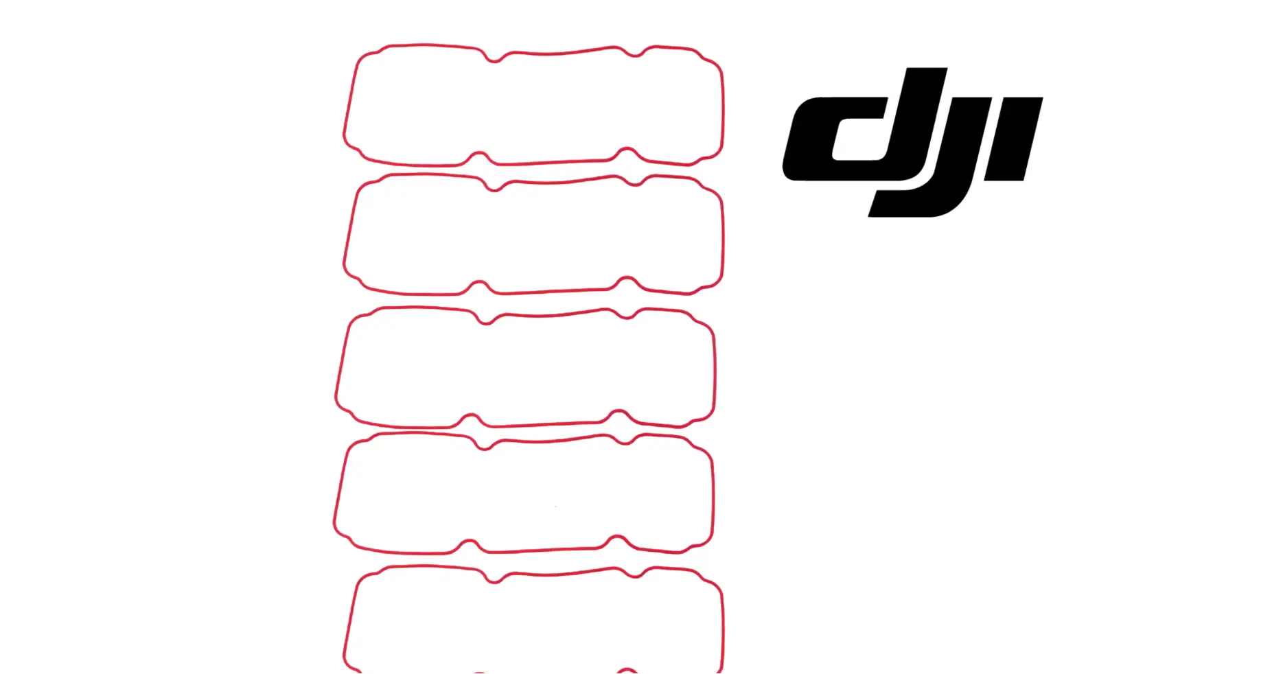 DJI Agras T100 OEM Avionics Sealing Ring Kit (5 PCS) Ares Acres