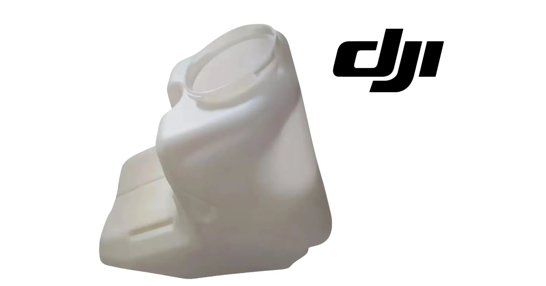 DJI Agras T100 75L OEM white water tank with circular opening on top