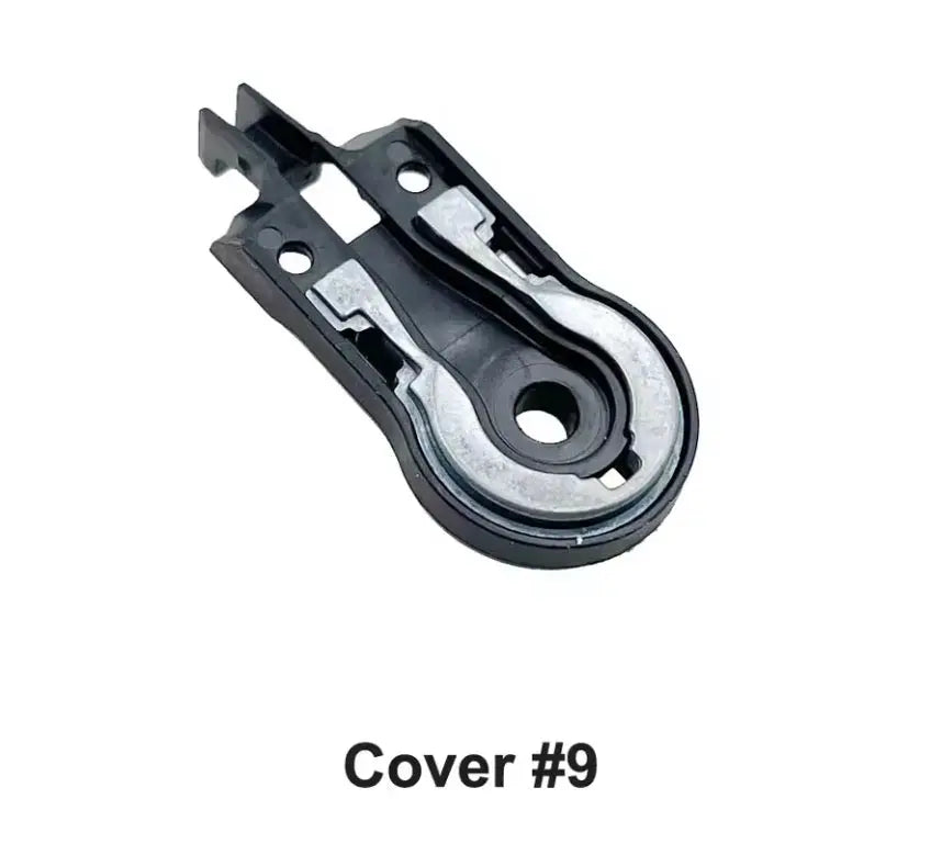 Replacement gimbal cover #9, black and silver metal bracket