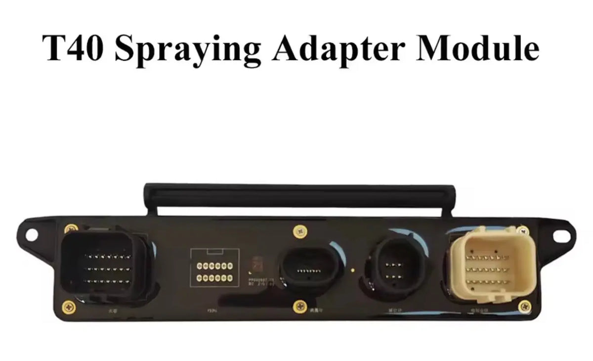 DJI Agras T40 spraying adapter module board with multiple electrical connectors