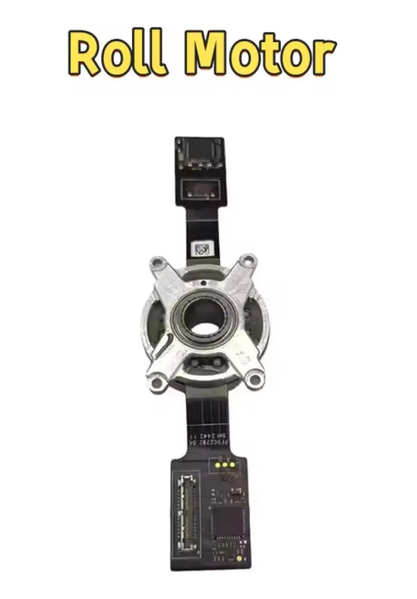 DJI gimbal roll motor assembly with metal mounting hub and circuit board