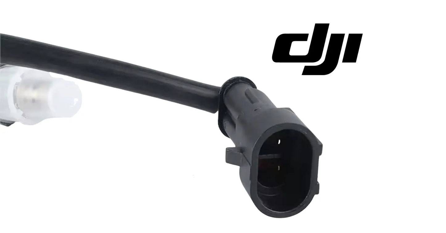 DJI oxygen sensor connector cable with black plug end