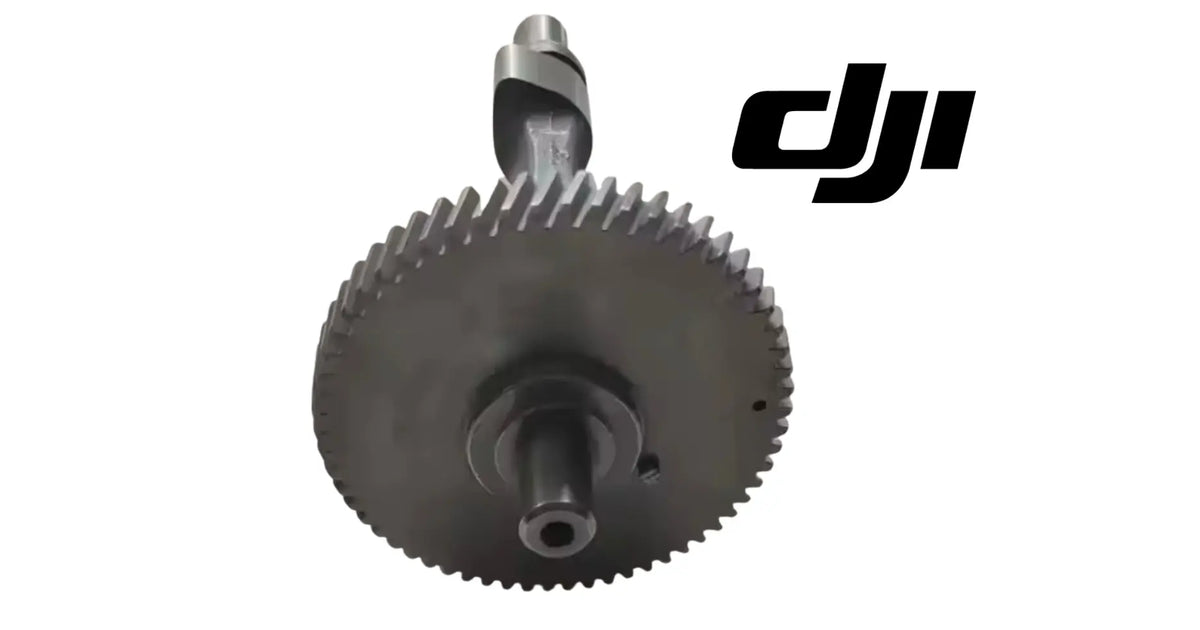 DJI sprayer camshaft with metal gear and black shaft