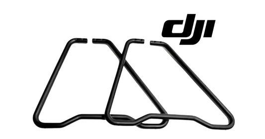 DJI T100 landing gear tube frame, black multi-tube V-shaped brace