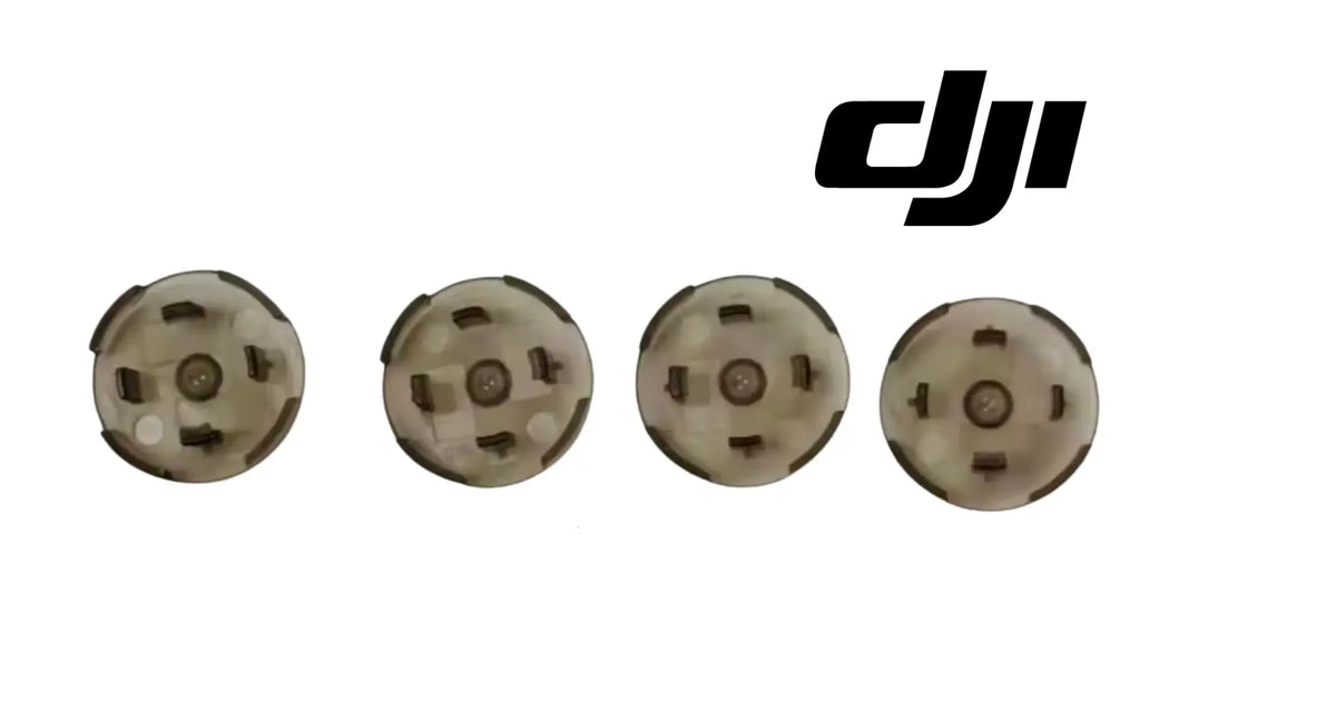Round DJI Agras T100 spray tank covers set, translucent disks with mounting holes and clips