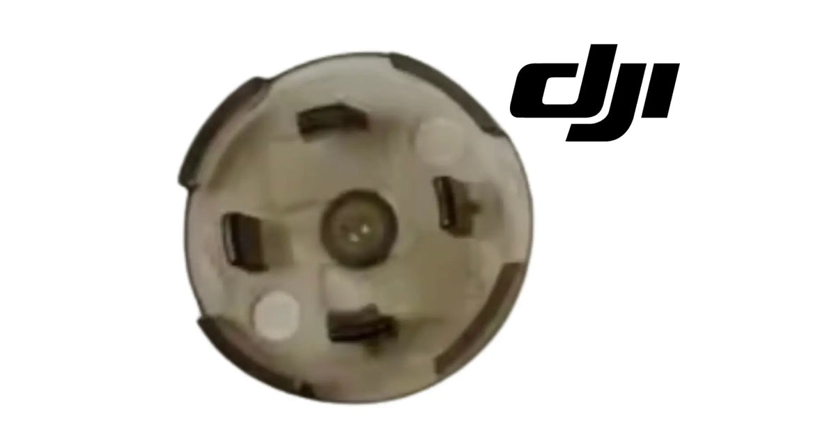 DJI Agras T100 spray tank cover, round translucent disk with mounting holes and clips