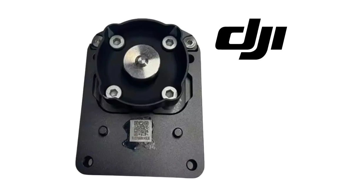 DJI Agras lower power distribution connector module, black with circular metal cap