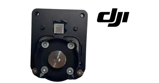DJI Agras lower power distribution connector module, black backplate with screw holes