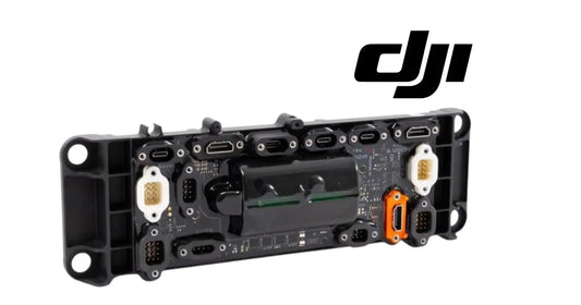 DJI T100 cable distribution board module with exposed PCB and multi-port connectors