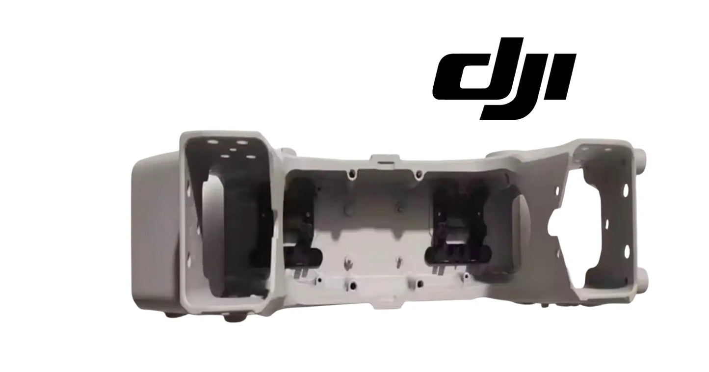 DJI Agras T100 aluminum middle frame tube with hollow cavities and cutouts
